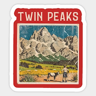 Wonders in Twin Peaks Mountain Hiking Sticker